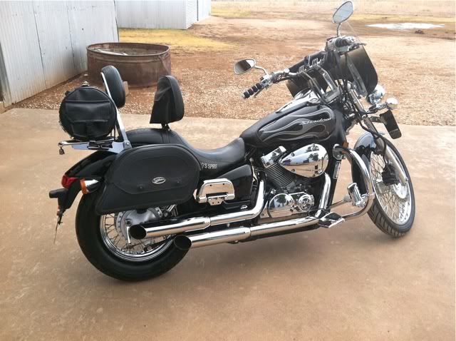 2007 honda shadow spirit 750 saddlebags